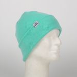 Pepper beanie og mini logo menta