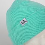 Pepper beanie og mini logo menta