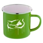 Pepper fém bögre graffhead (apple green)