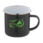 Pepper fém bögre graffhead black (neon green)