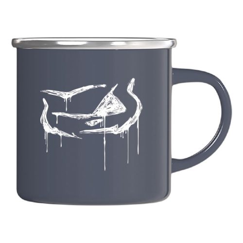 Pepper fém bögre graffhead (gray)