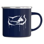 Pepper fém bögre graffhead (navy)