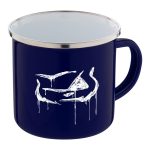 Pepper fém bögre graffhead (navy)