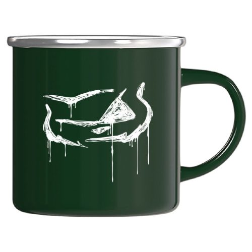 Pepper fém bögre graffhead (post green)