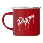 Pepper fém bögre graffhead (red)