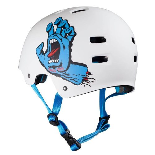 Bullet-Santa Cruz bukósisak screaming hand (white)