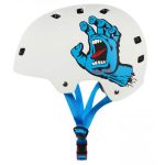 Bullet-Santa Cruz bukósisak screaming hand (white)