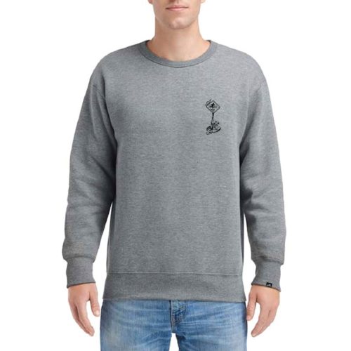 Pepper crew ZONE cartoon heather grey