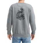 Pepper crew ZONE cartoon heather grey
