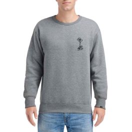 Pepper crew ZONE cartoon heather grey (medium)