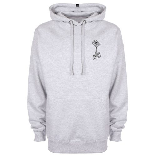 Pepper hoodie ZONE cartoon heather grey
