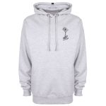 Pepper hoodie ZONE cartoon heather grey (Small)