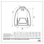 Pepper hoodie ZONE cartoon heather grey (Small)