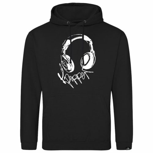 Pepper hoodie headphone black (XL)