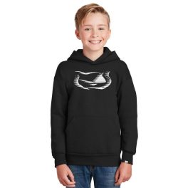 Pepper kids hoodie sliderhead black