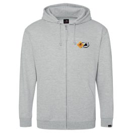 Pepper hooded zip ZONE reissue heather grey (Small)