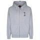 Pepper hooded zip ZONE cartoon heather grey