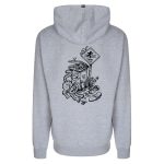 Pepper hooded zip ZONE cartoon heather grey