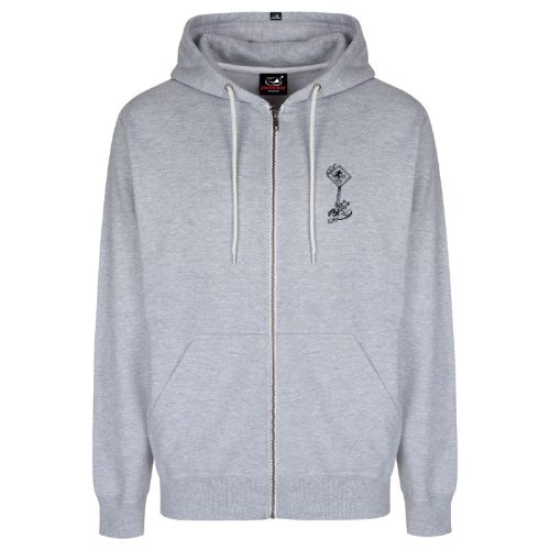 Pepper hooded zip ZONE cartoon heather grey (Medium)