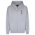 Pepper hooded zip ZONE cartoon heather grey (Medium)
