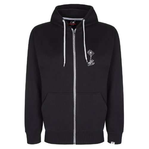 Pepper hooded zip ZONE cartoon black