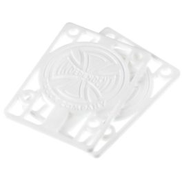 Independent riser pads white 1/8" 