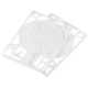 Independent riser pads white 1/8" 
