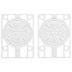 Independent riser pads white 1/8" 