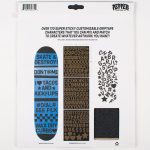 Pepper griptape aplhanumeric custom