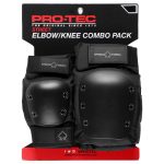 Pro-Tec térd + könyökvédő black (small)