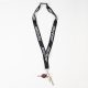 Santa Cruz Lanyards Strip Logo black