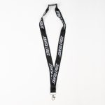 Santa Cruz Lanyards Strip Logo black