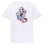 Santa Cruz tee Screaming Scratched Hand Strip white