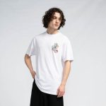 Santa Cruz tee Screaming Scratched Hand Strip white