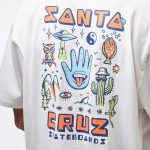 Santa Cruz tee Desert Tripper white