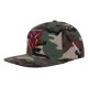 Stranger Things Hellfire Club X Santa Cruz Snapback sapka camouflage