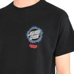 Santa Cruz X Stranger Things tee Hell Fire black