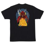 Santa Cruz X Stranger Things tee Hell Fire black