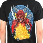Santa Cruz X Stranger Things tee Hell Fire black