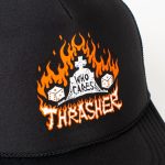 Thrasher Trucker Who Cares by Neckface sapka black
