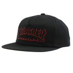 Thrasher snapback shadow mag logo black