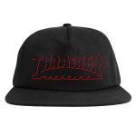 Thrasher snapback shadow mag logo black