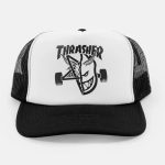 Thrasher x Spitfire trucker Thrash & Burn (blk/wht)