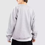 Thrasher Crew Shadow Mag Logo Heather Gray
