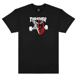 Thrasher x Spitfire tee Thrash & Burn black
