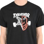 Thrasher x Spitfire tee Thrash & Burn black