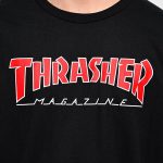 Thrasher tee outlined black