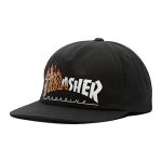 Thrasher snapback ignite black