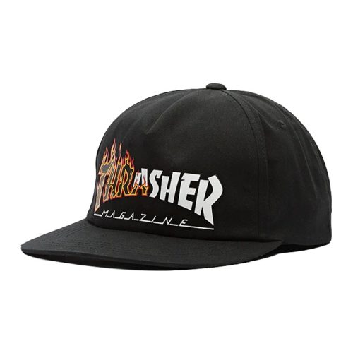 Thrasher snapback ignite black