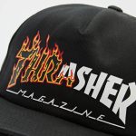 Thrasher snapback ignite black